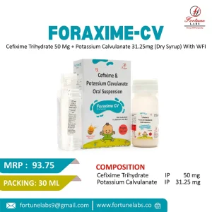 Cefixime & Potassium Clavulanate Oral Suspension 30ML