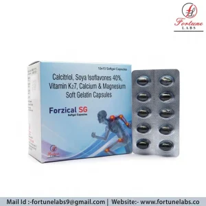 Calcitriol, Calcium Carbonate, Soy Isoflavones, Vitamin K2-7 & Magnesium Softgel Capsules