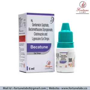 Gentamicin Sulphate, Beclomethasone Dipropionate, Clotrimazole and Lignocaine Ear Drops 5ML